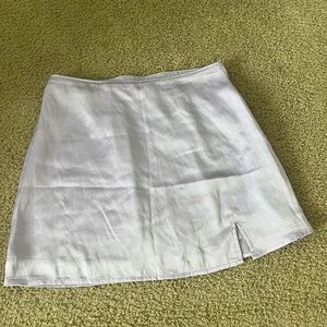 light purple mini skirt from hollister